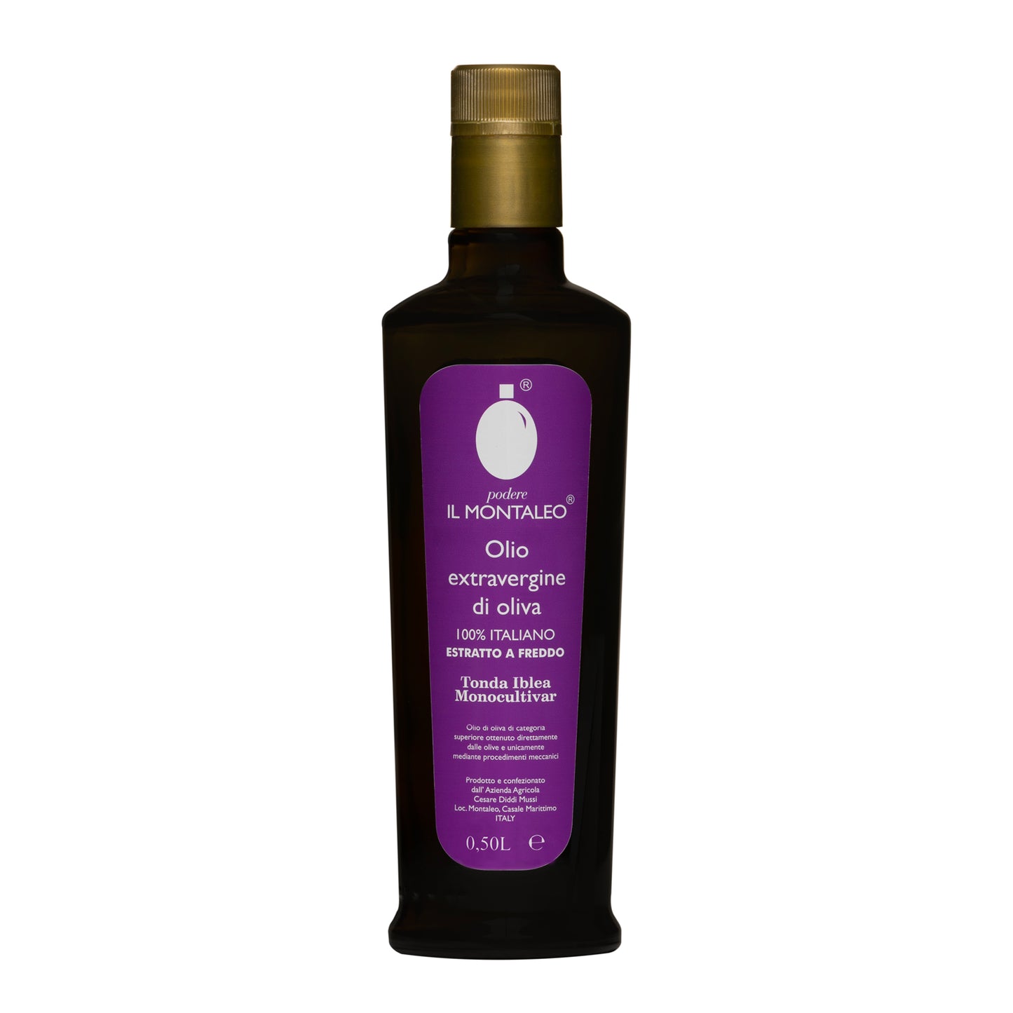 Olio Extravergine di Oliva Monocultivar di Tonda Iblea - Edizione Limitata - 0,50 Lt.